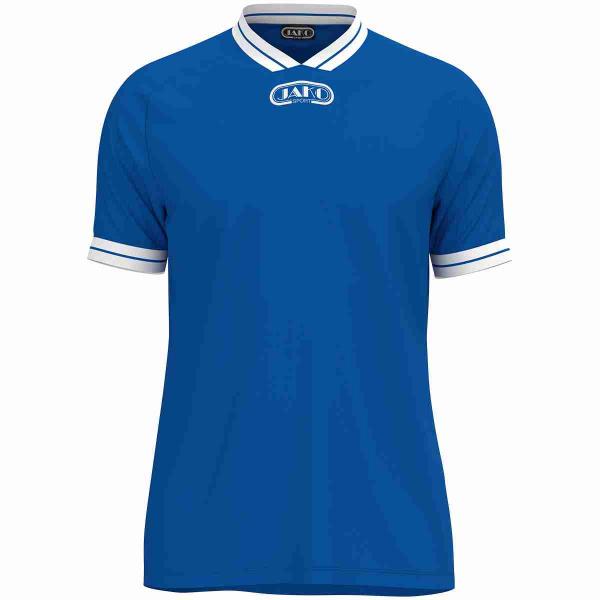 Jako Trikot Retro - kurzarm royalblau/weiß | 128 | Kurzarm