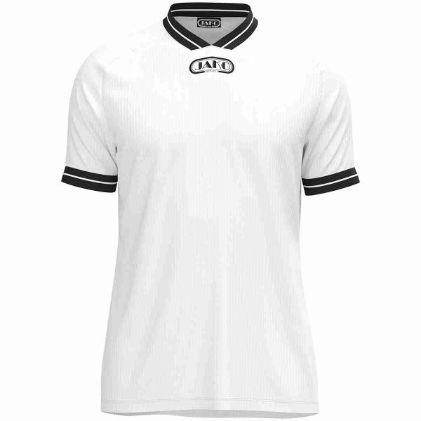 Jako Trikot Retro - kurzarm weiß/schwarz | 128 | Kurzarm