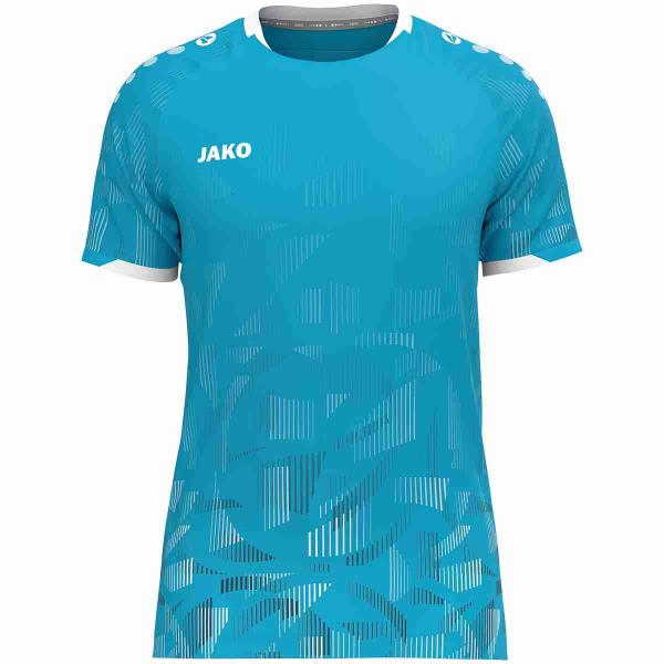Jako Trikot SONIC - kurzarm aqua/marine/weiß | 128 | Kurzarm