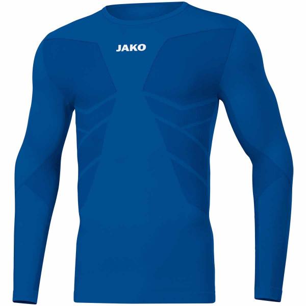 Jako Unterziehhemd COMFORT Recycelt - langarm sportroyal | 3XS