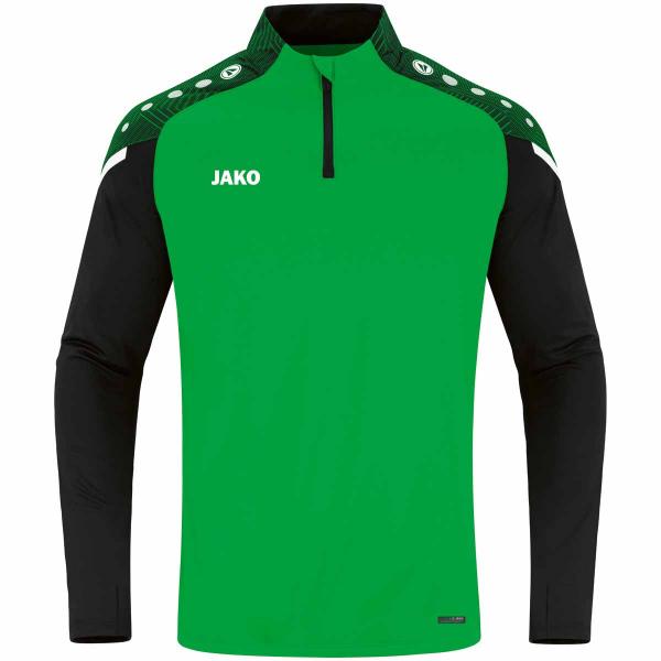 Jako Ziptop PERFORMANCE soft green/schwarz | 128