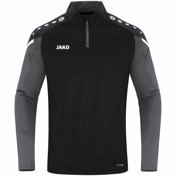 Jako Ziptop PERFORMANCE schwarz/anthrazit light | 128