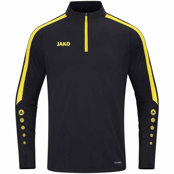 Jako Ziptop POWER schwarz/citro | 128