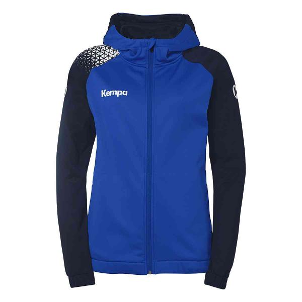 Kempa Damen-Kapuzenjacke AMBITION 28 royalblau/marineblau | XS