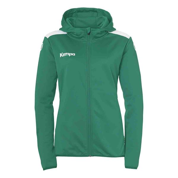 Kempa Damen-Kapuzenjacke EMOTION 27 lagune/weiß | XS