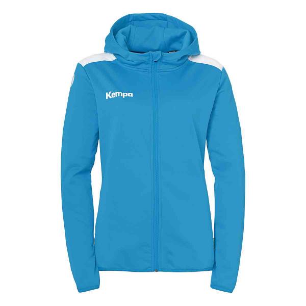 Kempa Damen-Kapuzenjacke EMOTION 27 kempablau/weiß | XS