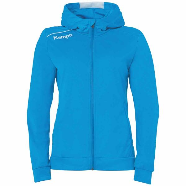 Kempa Damen-Kapuzenjacke PLAYER kempablau/weiß | XS