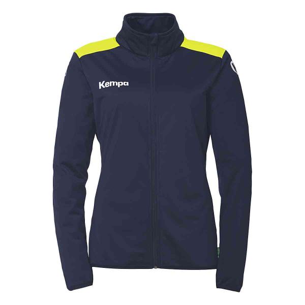 Kempa Damen-Polyesterjacke EMOTION 27 marine/fluo gelb | XS