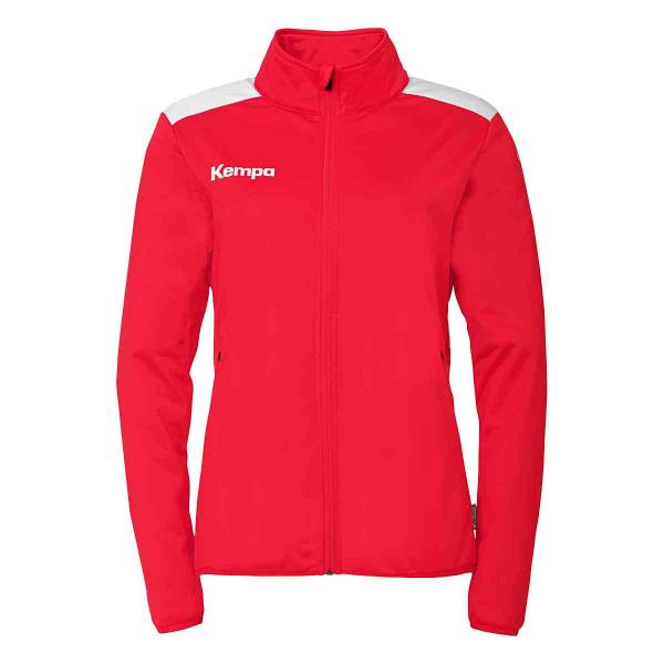 Kempa Damen-Polyesterjacke EMOTION 27 rot/weiß | XS