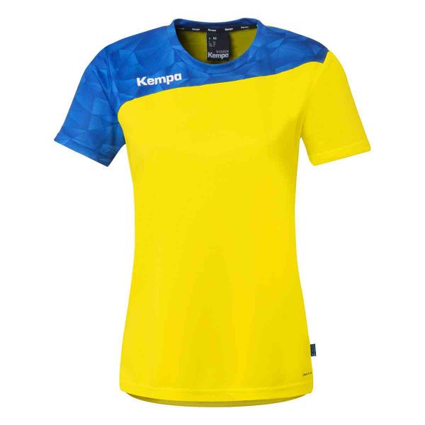 Kempa Damen-Trikot ATHLETICS 29 limonengelb/royalblau | XS | Kurzarm