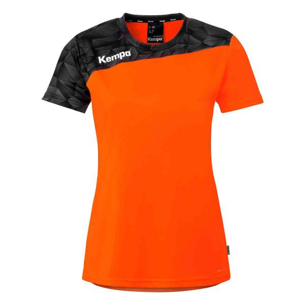 Kempa Damen-Trikot ATHLETICS 29 fluo orange/schwarz | XS | Kurzarm