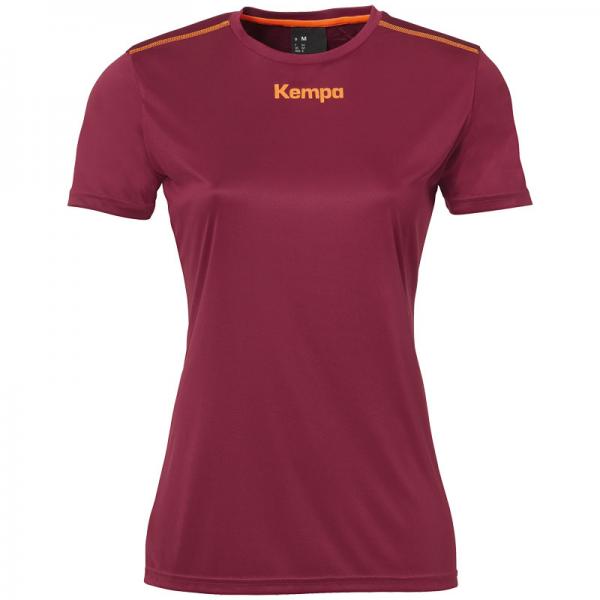 Kempa Damen-Trikot BASIC - kurzarm deep rot | XS