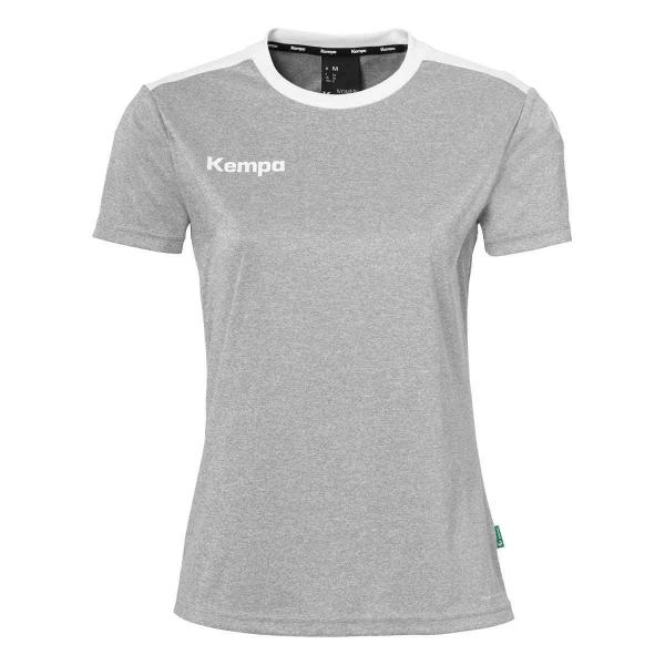 Kempa Damen-Trikot EMOTION 27 dark grau melange/weiß | XS | Kurzarm