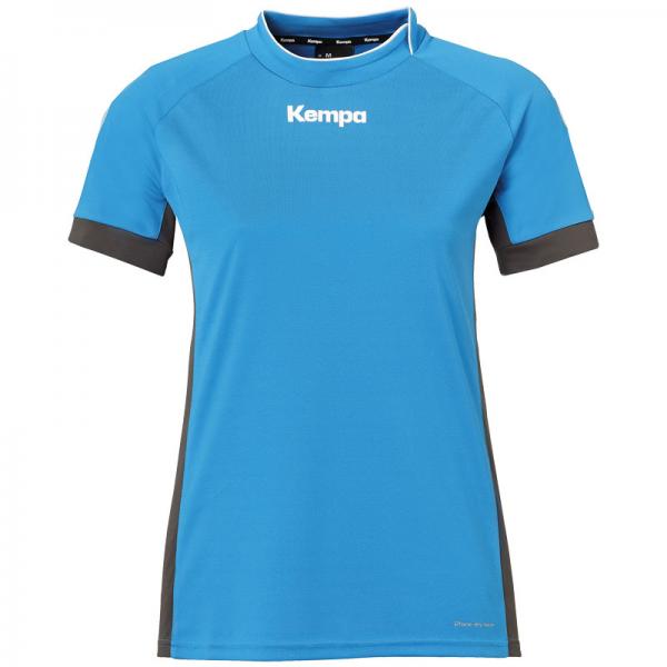 Kempa Damen-Trikot PRIME - kurzarm kempablau/anthrazit | XS | Kurzarm