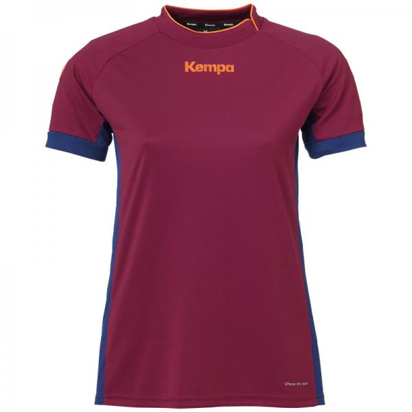 Kempa Damen-Trikot PRIME - kurzarm deep rot/deep blau | XS | Kurzarm