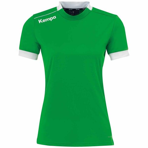 Kempa Damen-Trikot PLAYER grün/weiß | XS | Kurzarm