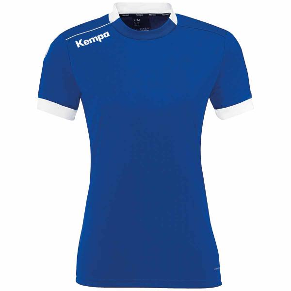 Kempa Damen-Trikot PLAYER royal/weiß | XS | Kurzarm