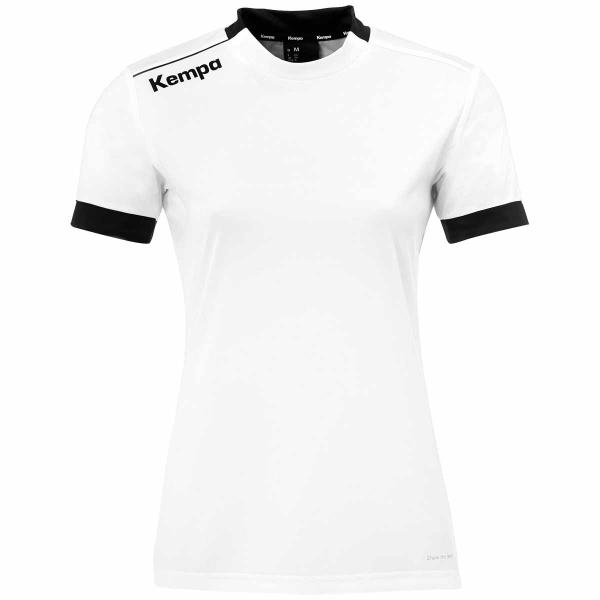 Kempa Damen-Trikot PLAYER weiß/schwarz | XS | Kurzarm