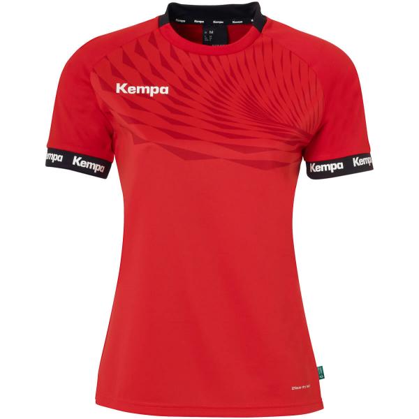 Kempa Damen-Trikot WAVE 26 rot/chilirot | XS | Kurzarm