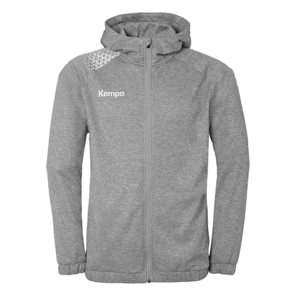 Kempa Kapuzenjacke AMBITION 28 dark grau melange | 128