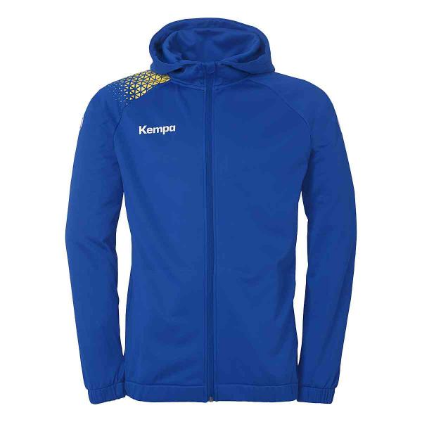 Kempa Kapuzenjacke AMBITION 28 royal/limonengelb | 128