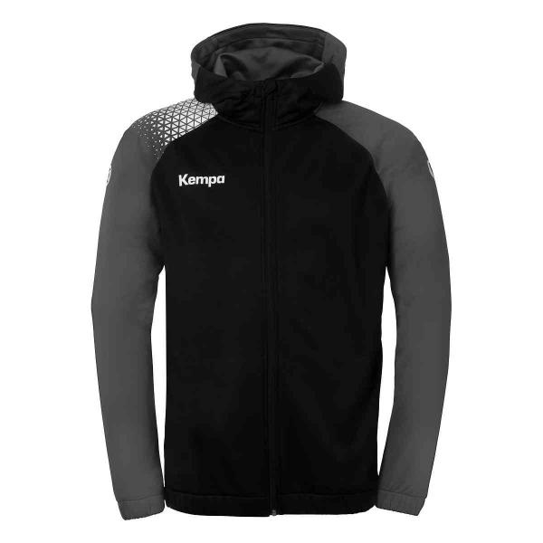 Kempa Kapuzenjacke AMBITION 28 schwarz/anthrazit | 128