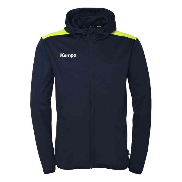 Kempa Kapuzenjacke EMOTION 27 marine/fluo gelb | 116