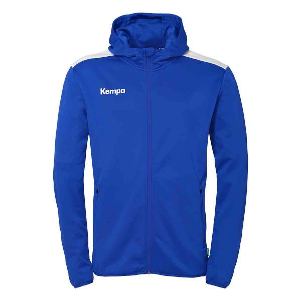 Kempa Kapuzenjacke EMOTION 27 royal/weiß | 116