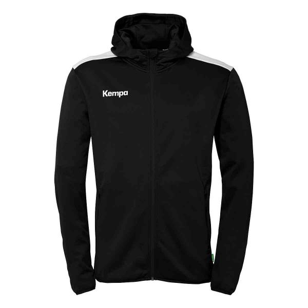 Kempa Kapuzenjacke EMOTION 27 schwarz/weiß | 116