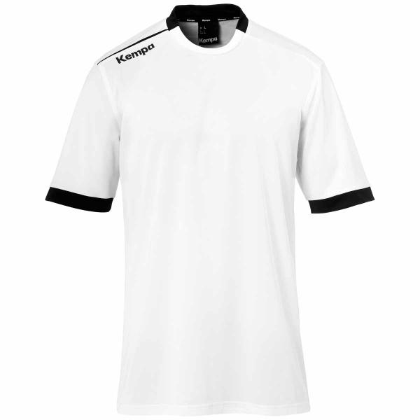 Kempa Shooting Shirt PLAYER weiß/schwarz | 116 | Kurzarm