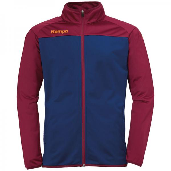 Kempa Trainingsjacke PRIME deep blau/deep rot | 128