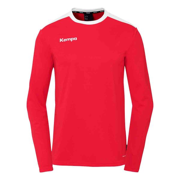 Kempa Trikot EMOTION 27 - langarm rot/weiß | 152 | Langarm