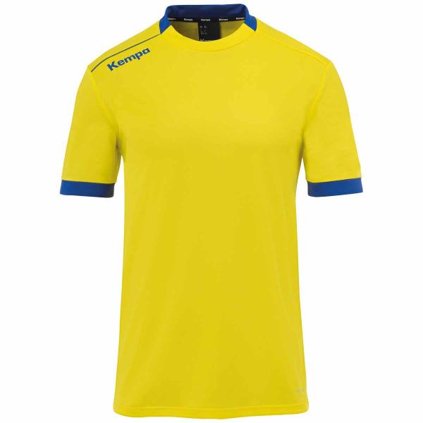 Kempa Trikot PLAYER limonengelb/royal | 116 | Kurzarm