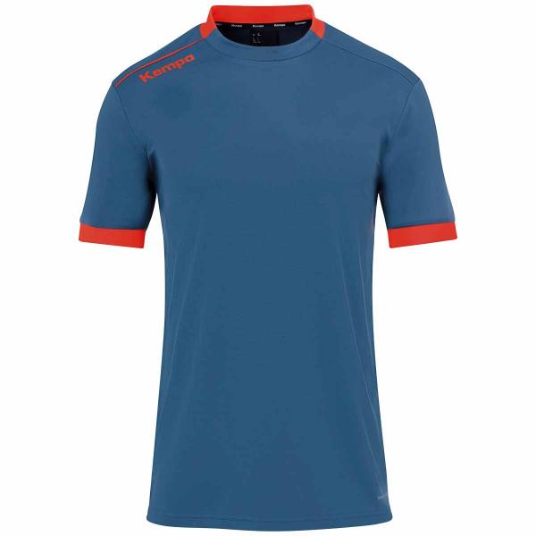 Kempa Trikot PLAYER ice grau/fluo rot | 116 | Kurzarm