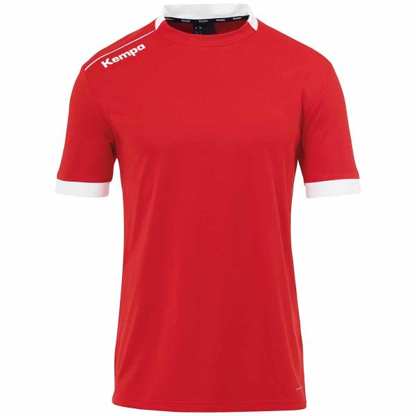 Kempa Trikot PLAYER rot/weiß | 140 | Kurzarm