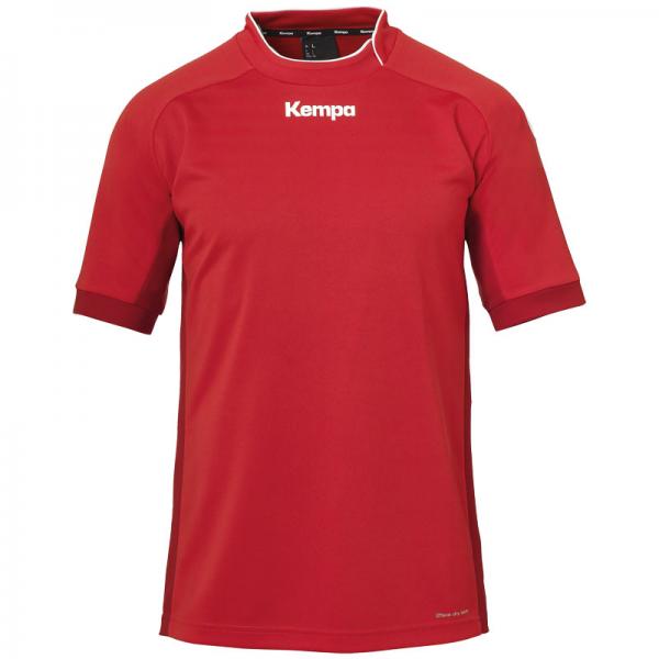 Kempa Trikot PRIME - kurzarm rot/chilirot | 128 | Kurzarm