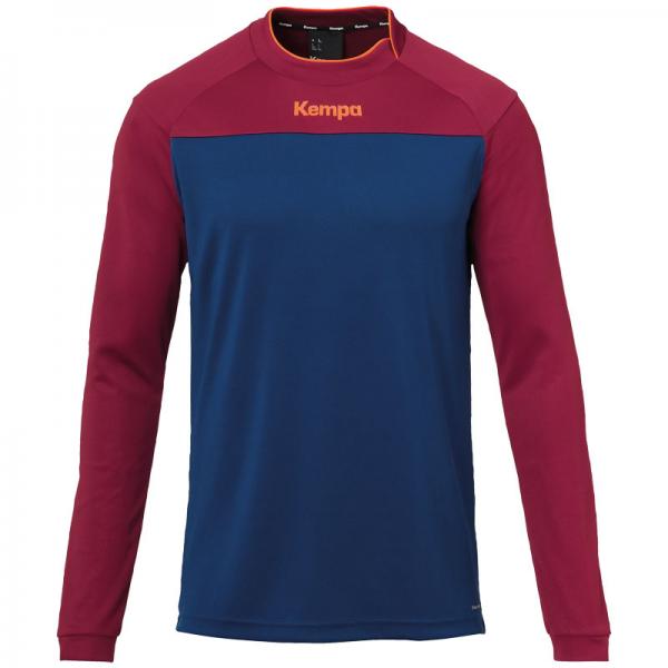 Kempa Trikot PRIME - langarm deep blau/deep rot | 152