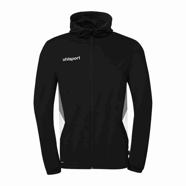 uhlsport Kapuzenjacke EQUIPE 29 schwarz/steingrau | 116