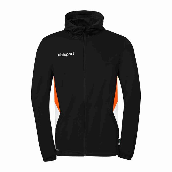 uhlsport Kapuzenjacke EQUIPE 29 schwarz/fluo orange | 116