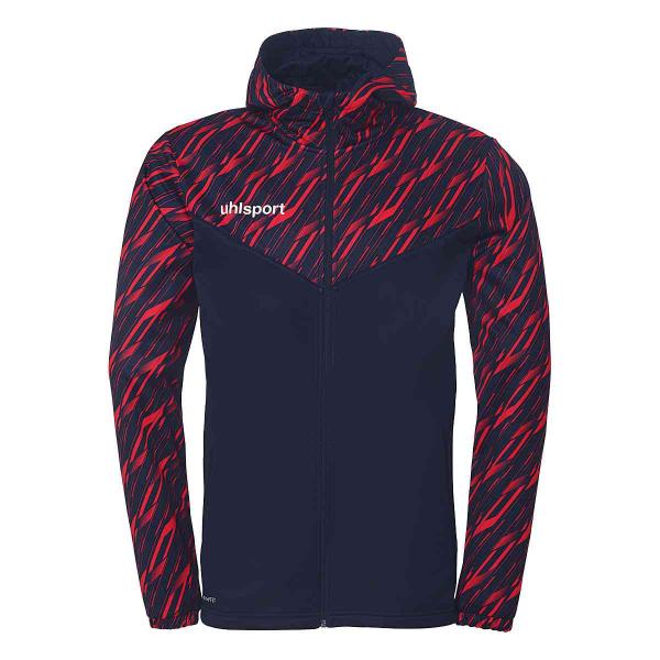 uhlsport Kapuzenjacke PROGRESSIVE 28 marine/rot | 116
