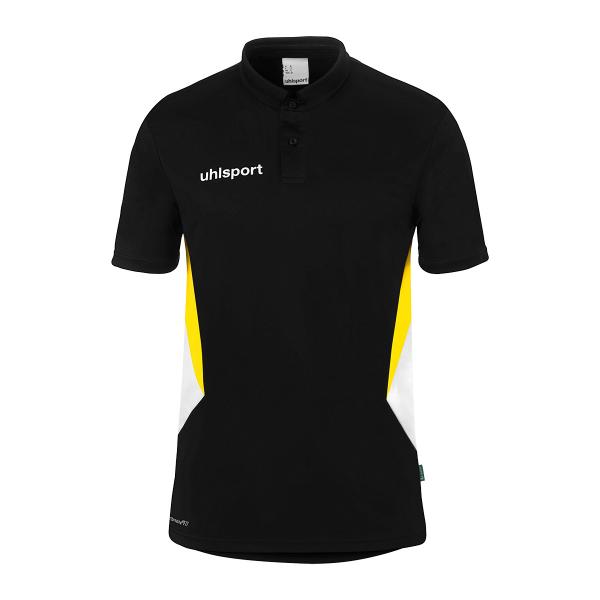 uhlsport Poloshirt EQUIPE 29 schwarz/limonengelb | 140