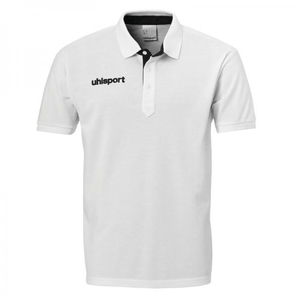 uhlsport Poloshirt ESSENTIAL PRIME weiß/schwarz | 140