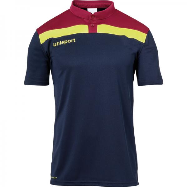 uhlsport Poloshirt OFFENSE 23 marine/weinrot | 140