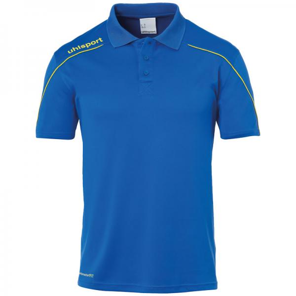 uhlsport Poloshirt STREAM 22 azurblau/gelb | 140