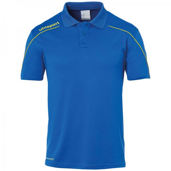 uhlsport Poloshirt STREAM 22 azurblau/gelb | 140