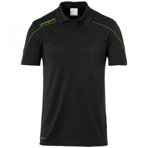 uhlsport Poloshirt STREAM 22 schwarz/grün | 140