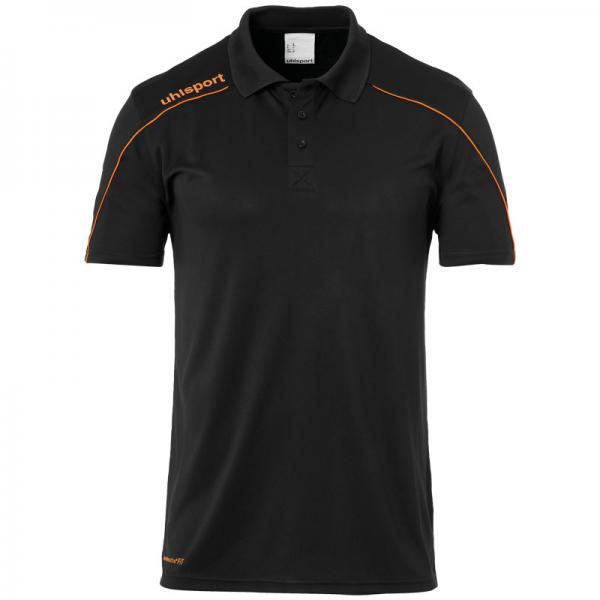 uhlsport Poloshirt STREAM 22 schwarz/orange | 140