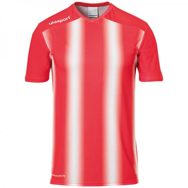 uhlsport Trikot STRIPE 2.0 - kurzarm rot/weiß | 116 | Kurzarm