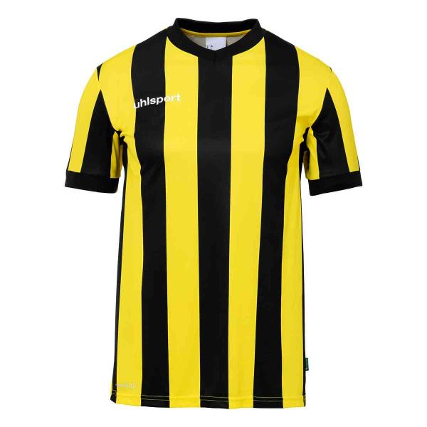 uhlsport Trikot STRIPE RETRO schwarz/limonengelb | 116 | Kurzarm