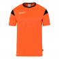 fluoorange/schwarz | 116 | Kurzarm